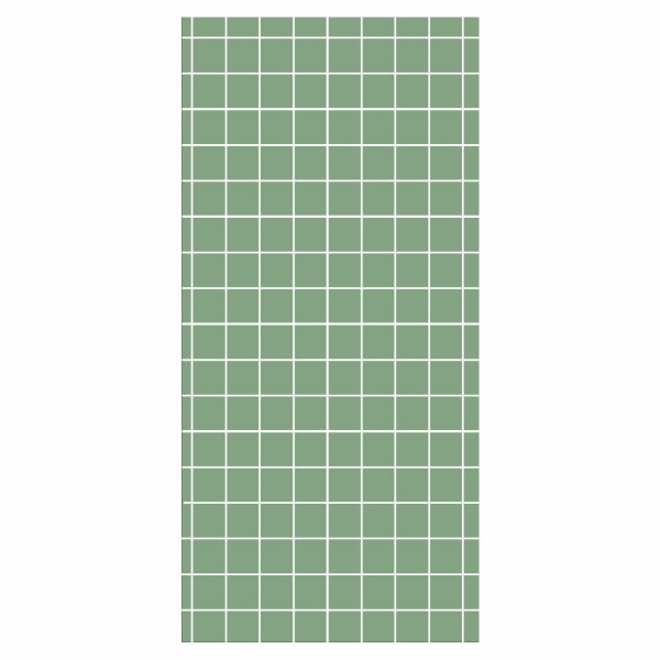 Painel 2x1m Verde Quadriculado 